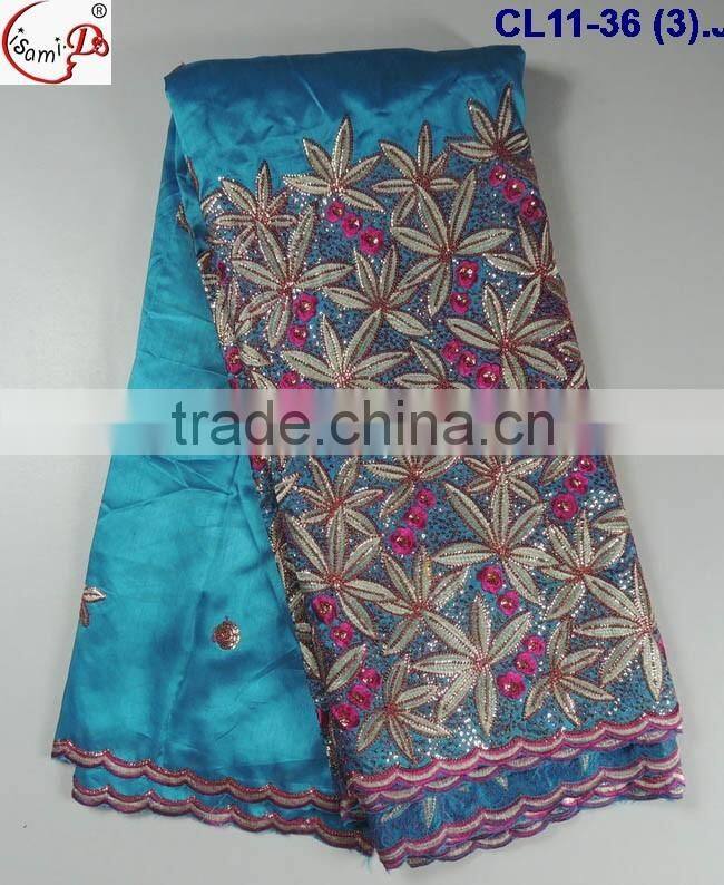 Chowleedee CL11-36 Wholesale good quality african george lace fabic for sale