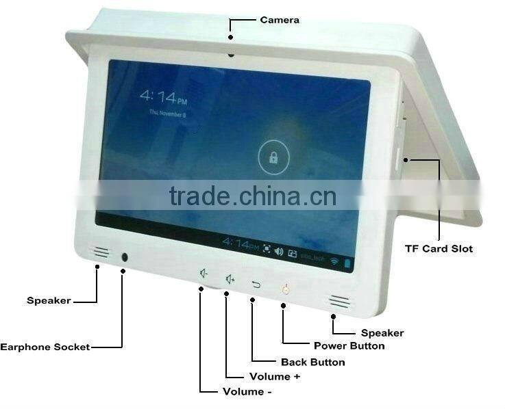 9" Screen Size and 16:9 Screen Type Car/Taxi Android Advertising Touch Screen Monitor