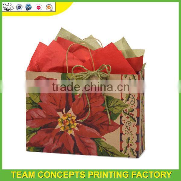 Lovely paper candle bag with full printing