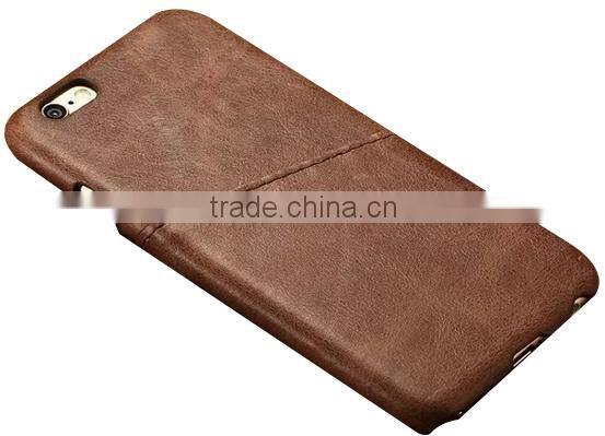 classy business style leather case for iphone 6 plus
