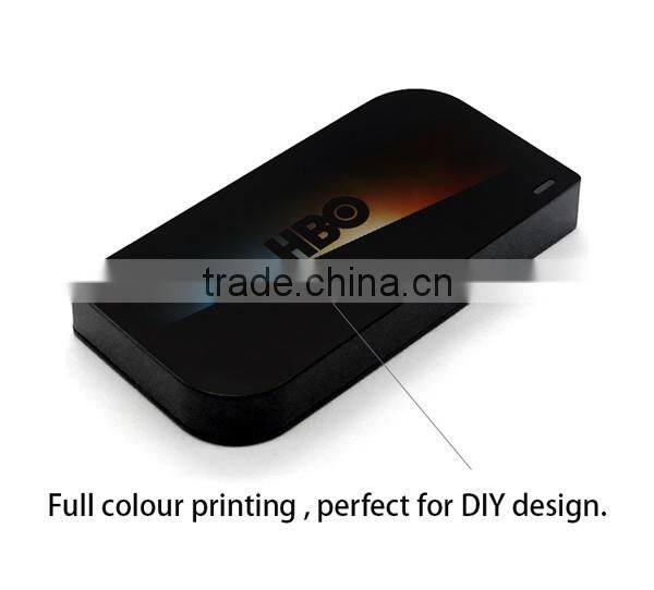 2000mAh High Density Li-polymer Battery Full Color Printing Power Bank