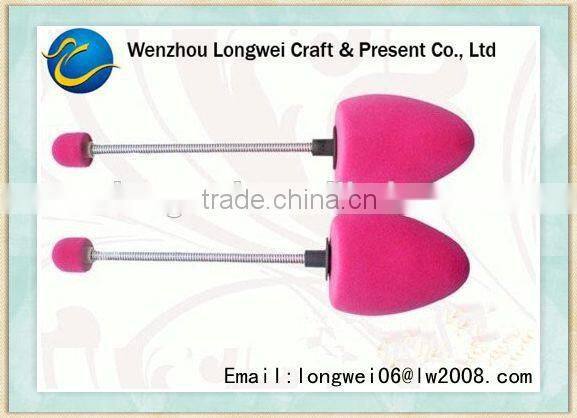 PU spring foam shoe tree/spring shoe tree/shoe stretcher