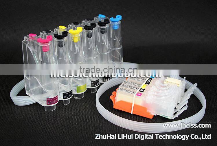 LIFEI 6 color PGI-970BK/CLI-971PK/C/M/Y/GY ciss with chip for Canon PIXMA MG7790