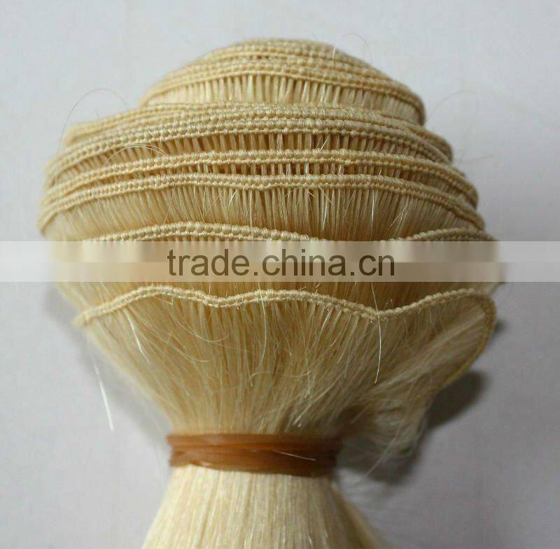 New Arrival mixed Color Indian remy hand tied hair weft