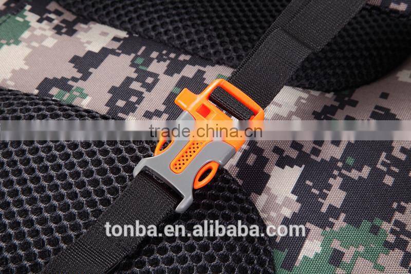 Jungle Camo Convertible and Functional Outdoorsy DSLR and Camera Shoulder Backpack Bag with Gear and Accessories-Camo & Black