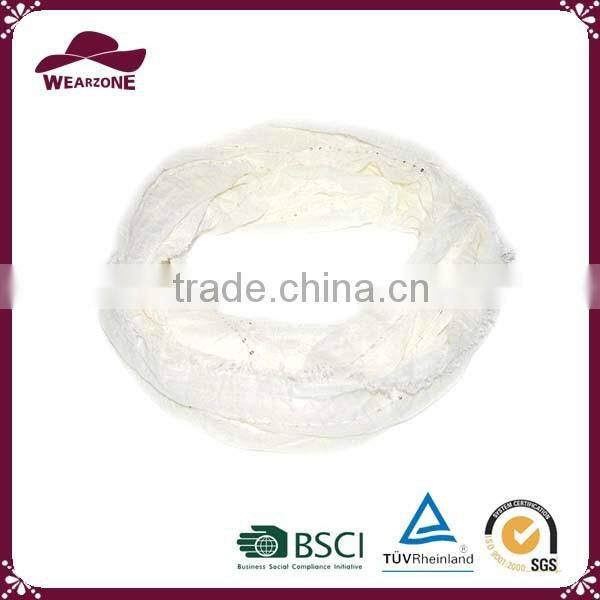 China wholesale snood, white stock snood for ladies