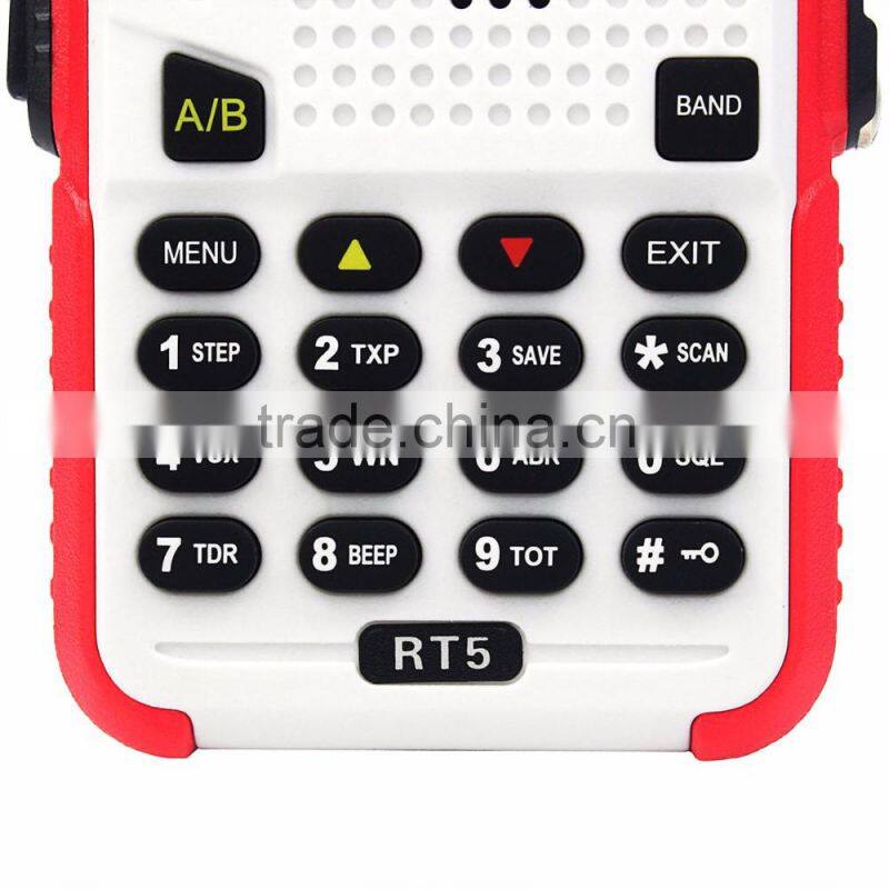 Retevis RT5 Walkie-Talkie ,VHF+UHF 8W 128CH DTMF,2-way Radio,USB cable,speak mic