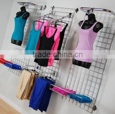 2015 Hot sale multifunctional Black Wire Mesh Slat Grid Display Panels