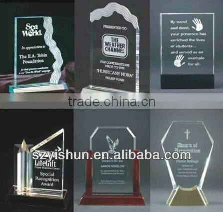 acrylic trophy display for honour