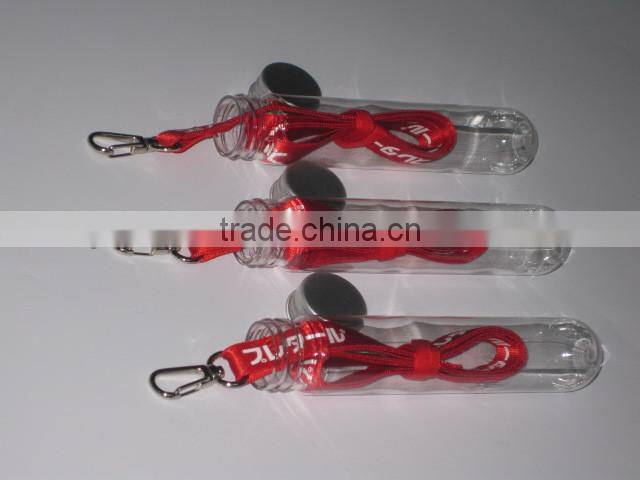 transparent test tube with screw cap /plastic test tube for sale