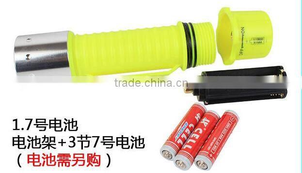 A-OK Rechargeable Power Source and ABS Lamp Body Material led with cree q5 Lamp beads s Diving Flashlight and diving torch falsh