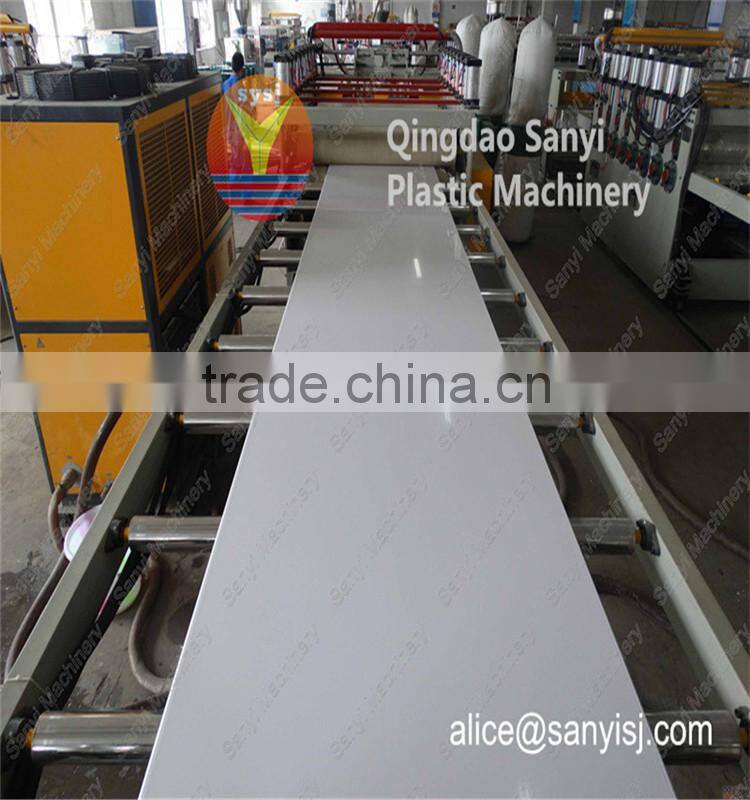 Wpc machine wpc profile machine wood plastic foaming board extrusion line
