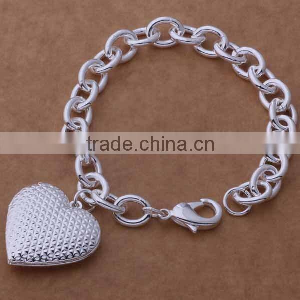 plated heart premier designs bracelet jewelry, 925 sterling silver bracelet
