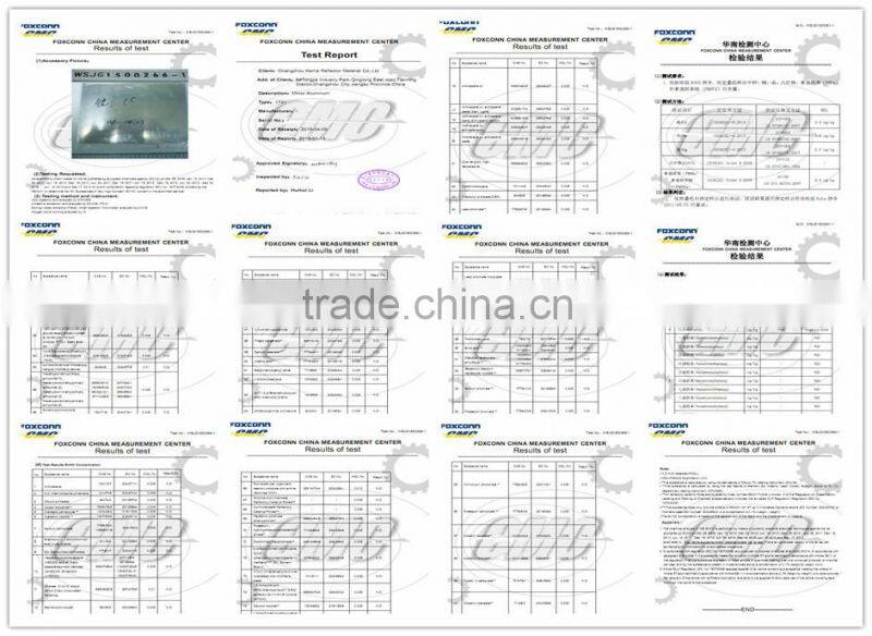 solar reflector sheet for roofing panels