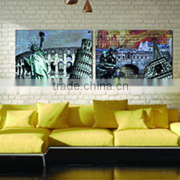 abstract painted canvas