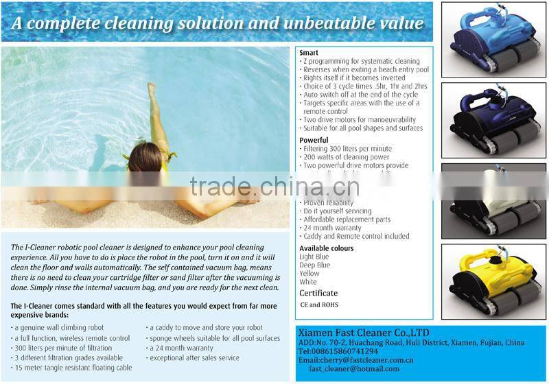 High effeciency swimming pool robotic vacuum cleaner( Cleaning capacity for 1000m2 big Pool )