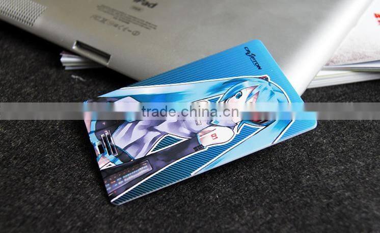 hot sale bulk custom logo credit card usb flash drive