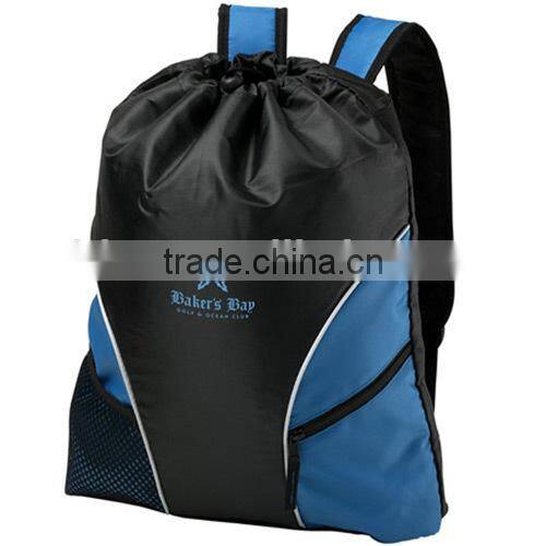 210D Polyester Drawstring Cinch Backpack