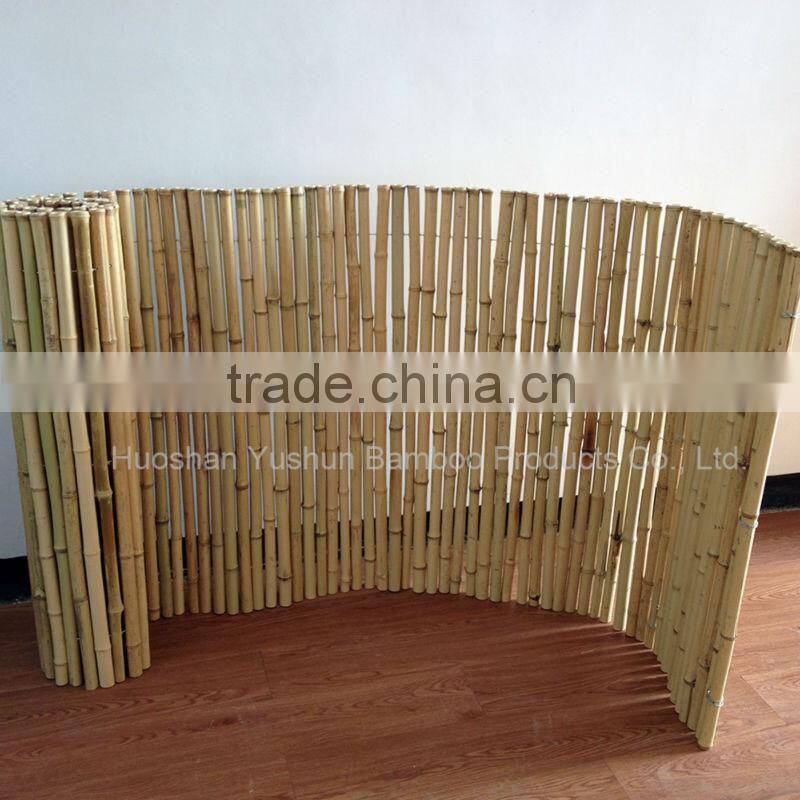 100cmx250cm reelable bamboo fence for inside home or garden