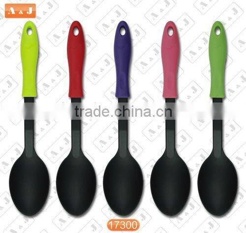 6 PCS Nylon Kitchen Tools Set with Red Handle
