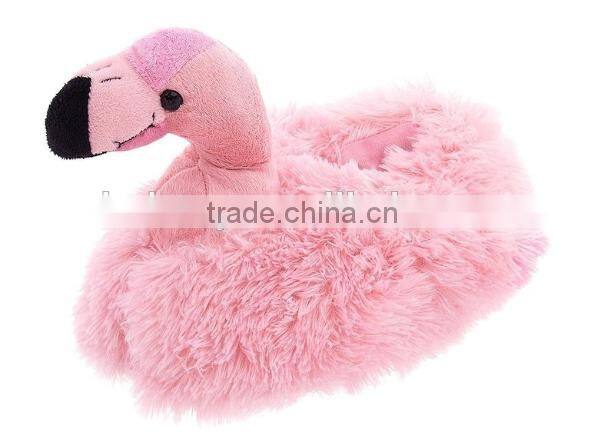Adult & Children Kid Size Flamingo Animal Plush Fuzzy Slippers