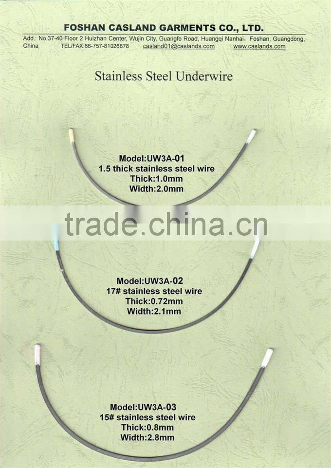 Bra Accessories Stainless Steel Cup Wire (UW3A-01)
