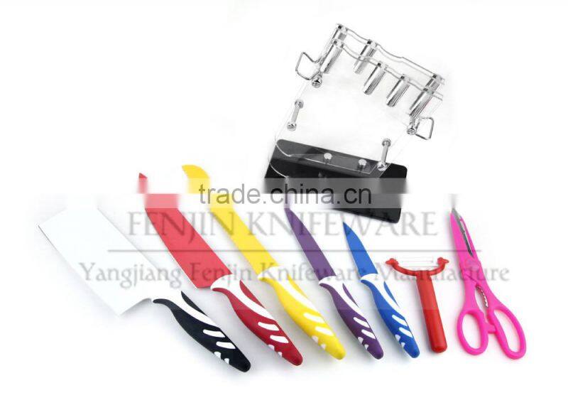 2015 New-matched Kitchen Knife Set with Knife Holder