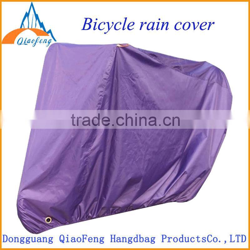 Dongguan Factory supply plastic bicycle rain cover outdoor rain cover