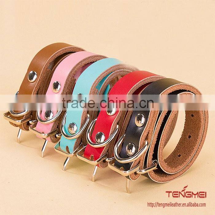 alibaba wholesale leather dog collar for small-sized dogs