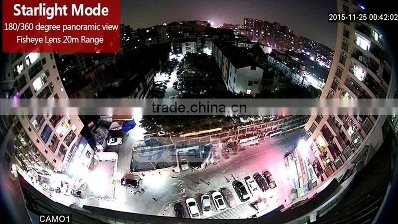 IP66 IR Color Camera 2MP IMX291 2.0MP Dome IP Camera With POE Day/Night Color Image Camera,Fisheye 5MP 1.7MM Lens