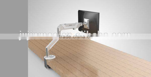 2014 new design professional clamp mount single arm in desk adjustable LCD Monitor arm