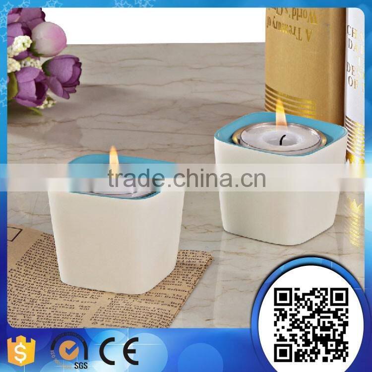 high quality resin brown wholesale tealight candle holder