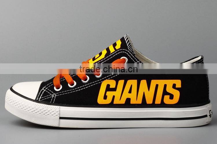 2015 hot sales high quality printed canvas shoes