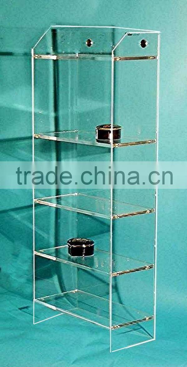 Fashionable unique acrylic lipstick display shelf