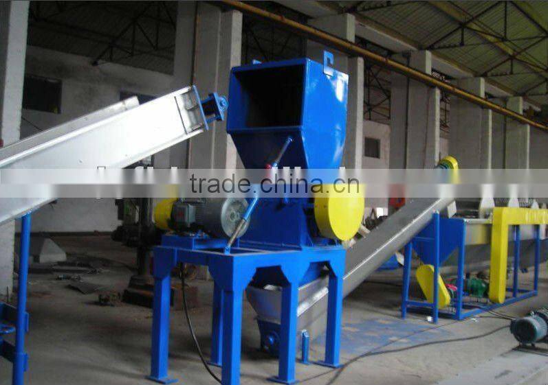 PET bottle flake crushing cleaning recycling line