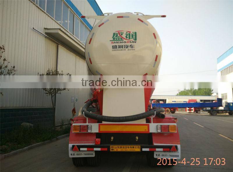 28-60CBM Cement Tank Trailer For Bulk Cement Transporters