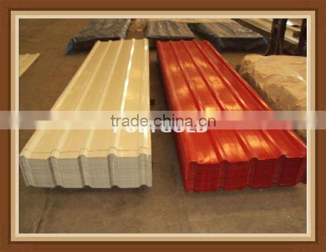 colorful corrugated steel roofing sheets/construction material