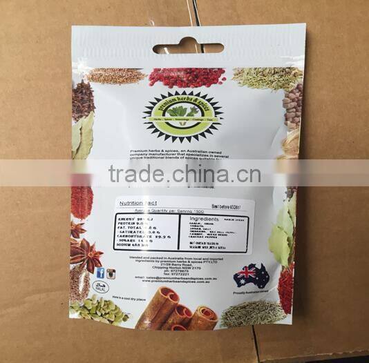Three side sealed coffee bag with window with SGS certificate factory price up to 8 colors printing