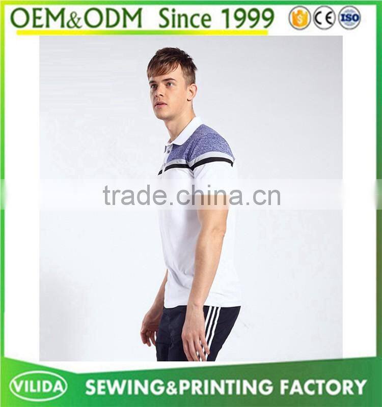 Custom made mens 100% polyester quick dry polo shirts breathable golf sport polo t shirts