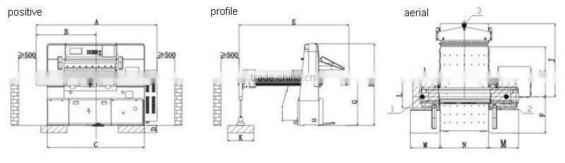 QZYK1370 Hydraulic program-controlled industrial paper die cutting machines
