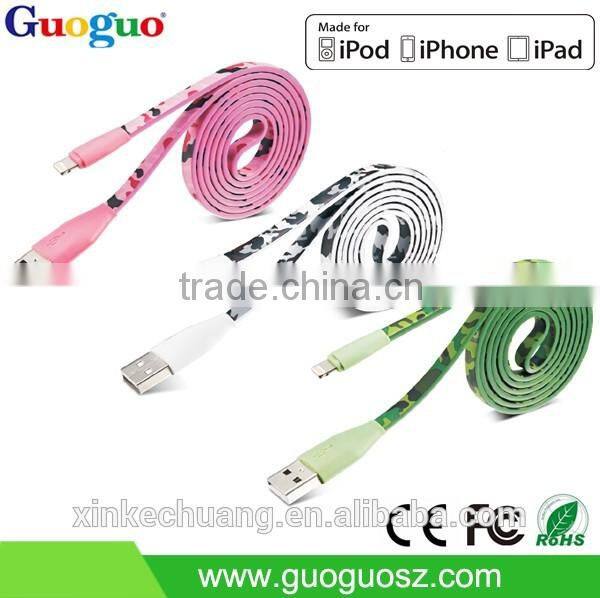 wholesale new design 8 pin c48 connector sync data MFI cable for Iphone 7/6/5