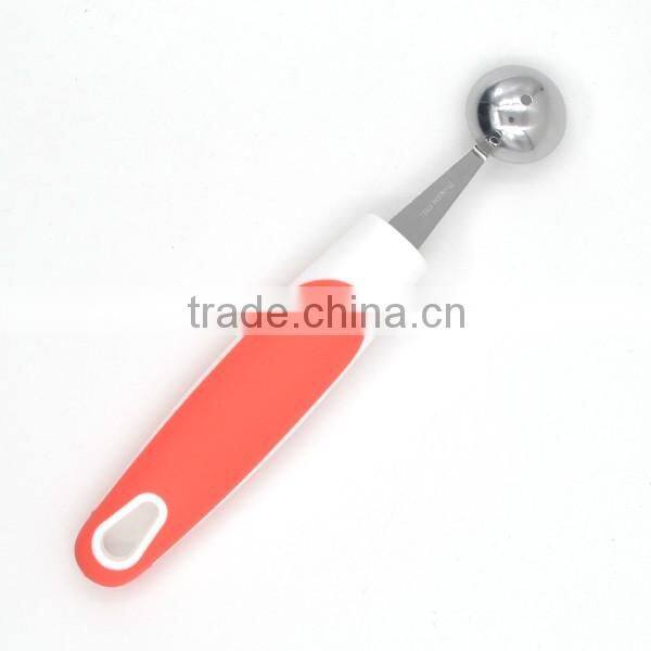 Novel design TPR handle Hot sales in Amazon fruit melon watermelon spoon
