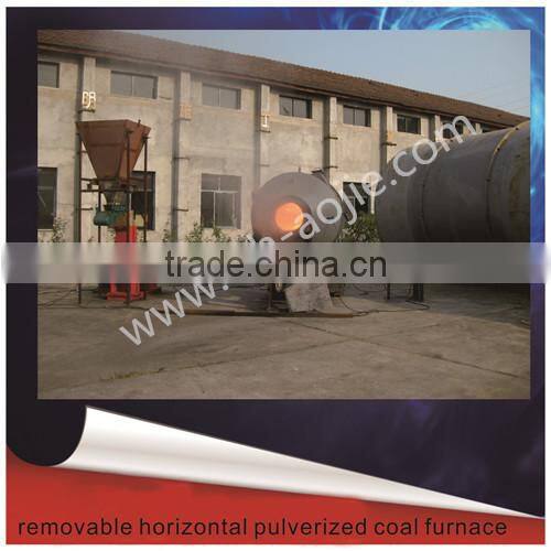 removable pulverized coal injection heating system