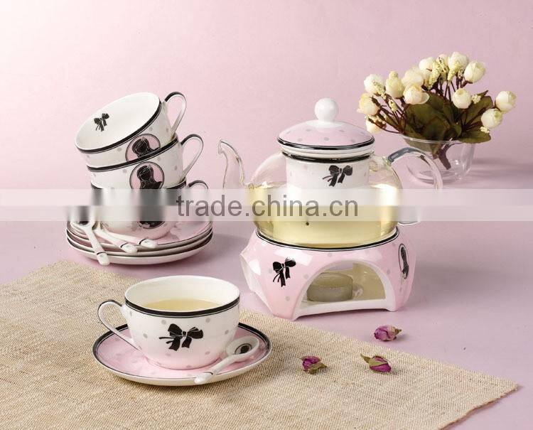 Good Quality Creative Customized Fancy Bone China Ceramics Tea Set