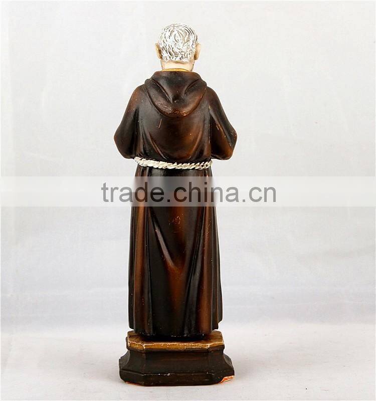 St Saint Francis Statue catholic figure religious figurine