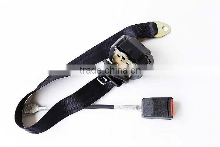 Retractor automatic two point seat belt