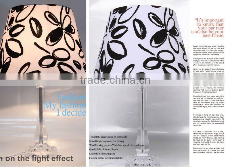 European style table lamp plastic base