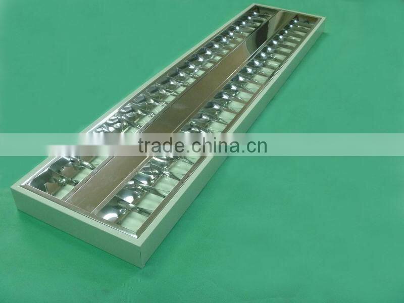 surface mounted 2X28W grille light fixture