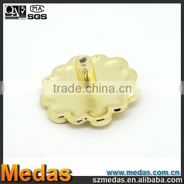 Modern luxury gold belt drill handle flower type crystal handle