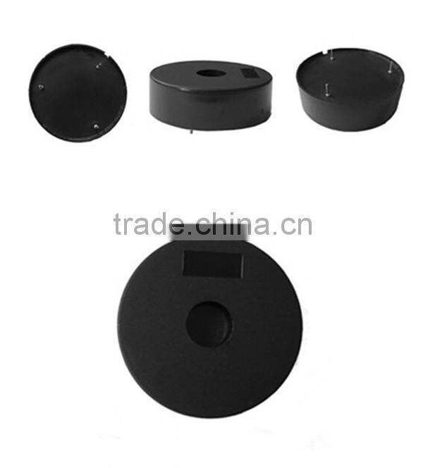 China huasheng black round piezo ceramic buzzer